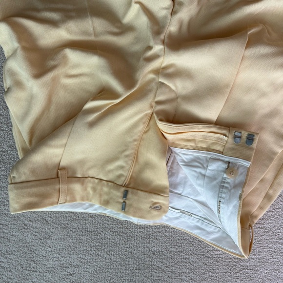 Acne Studios Pastel Yellow Bermuda Pants - Picture 4 of 6